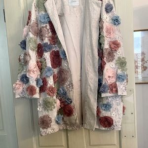 Floral jacket bought on a total whim right after seeing Melania’s jacket!